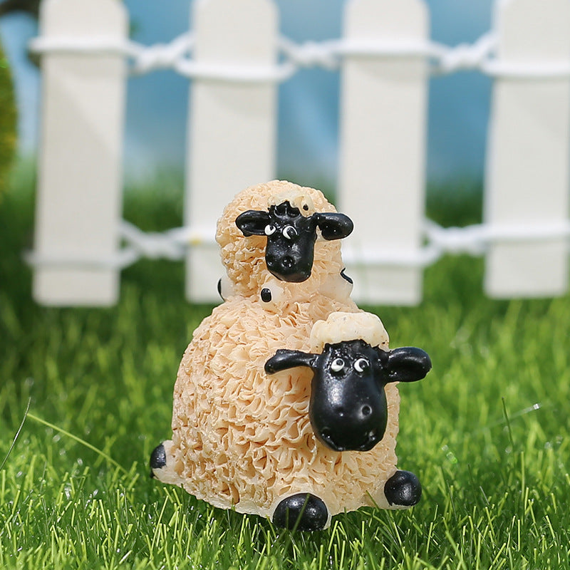 Cute Sheep Miniature – Terrarium & Aquarium Decor