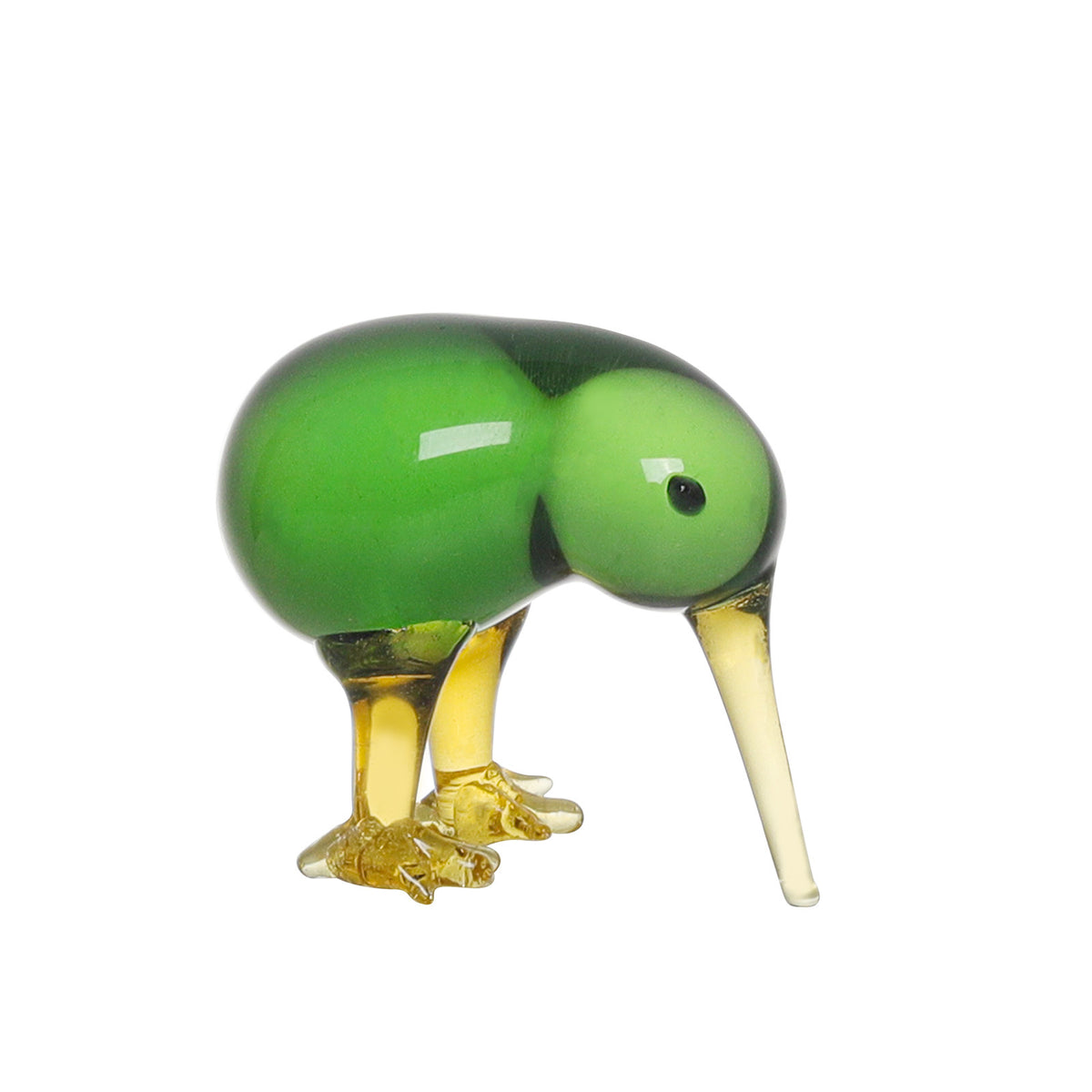 Kiwi Bird Glass Art Figurine