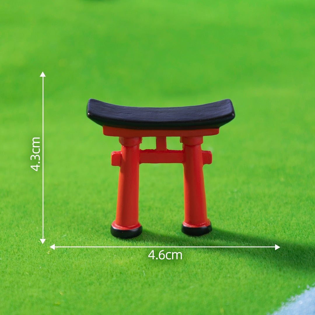 Miniature Japanese ToriI Gate – Terrarium Decor| 2 styles