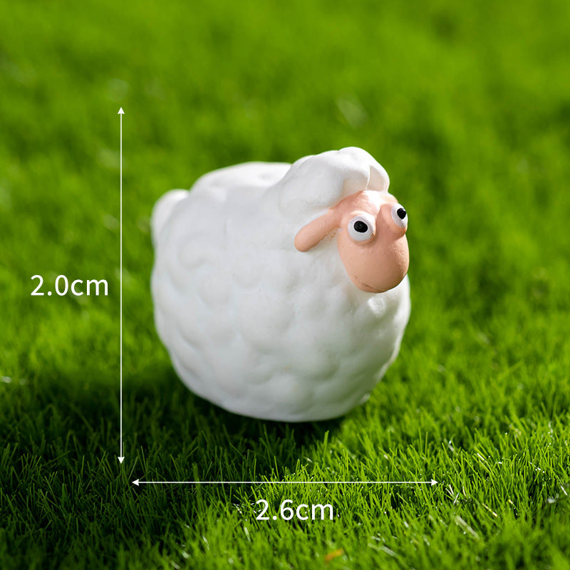 Cute Sheep Miniature – Terrarium & Aquarium Decor