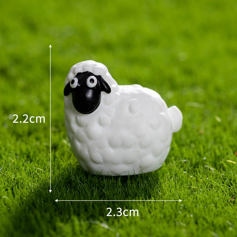 Cute Sheep Miniature – Terrarium & Aquarium Decor
