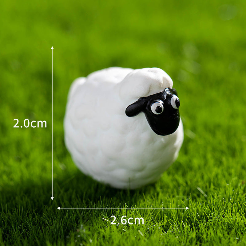 Cute Sheep Miniature – Terrarium & Aquarium Decor