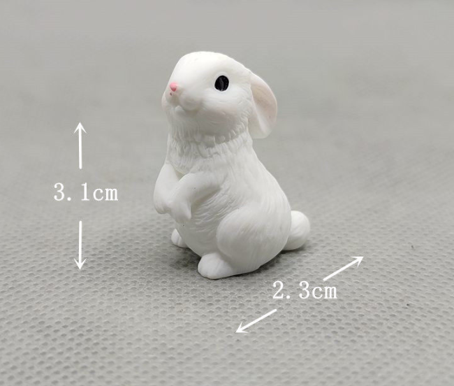 Cute Miniature Rabbit – Terrarium & Fairy Garden Decor