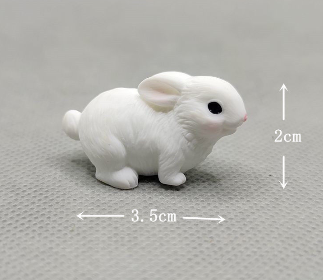 Cute Miniature Rabbit – Terrarium & Fairy Garden Decor
