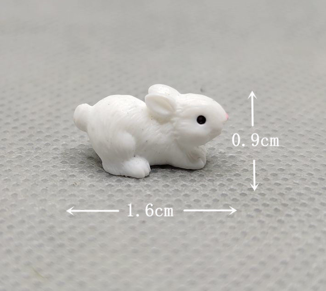 Cute Miniature Rabbit – Terrarium & Fairy Garden Decor