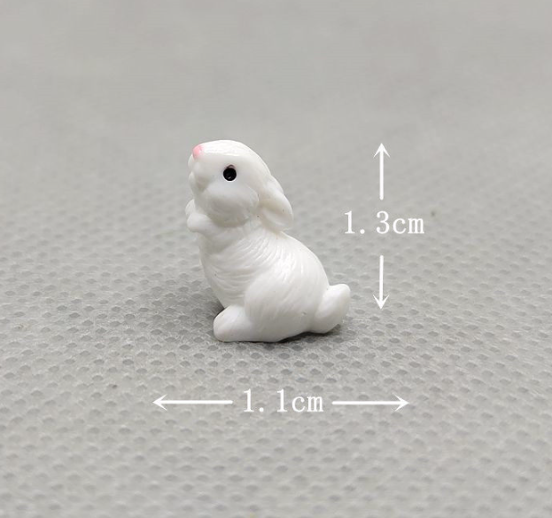 Cute Miniature Rabbit – Terrarium & Fairy Garden Decor