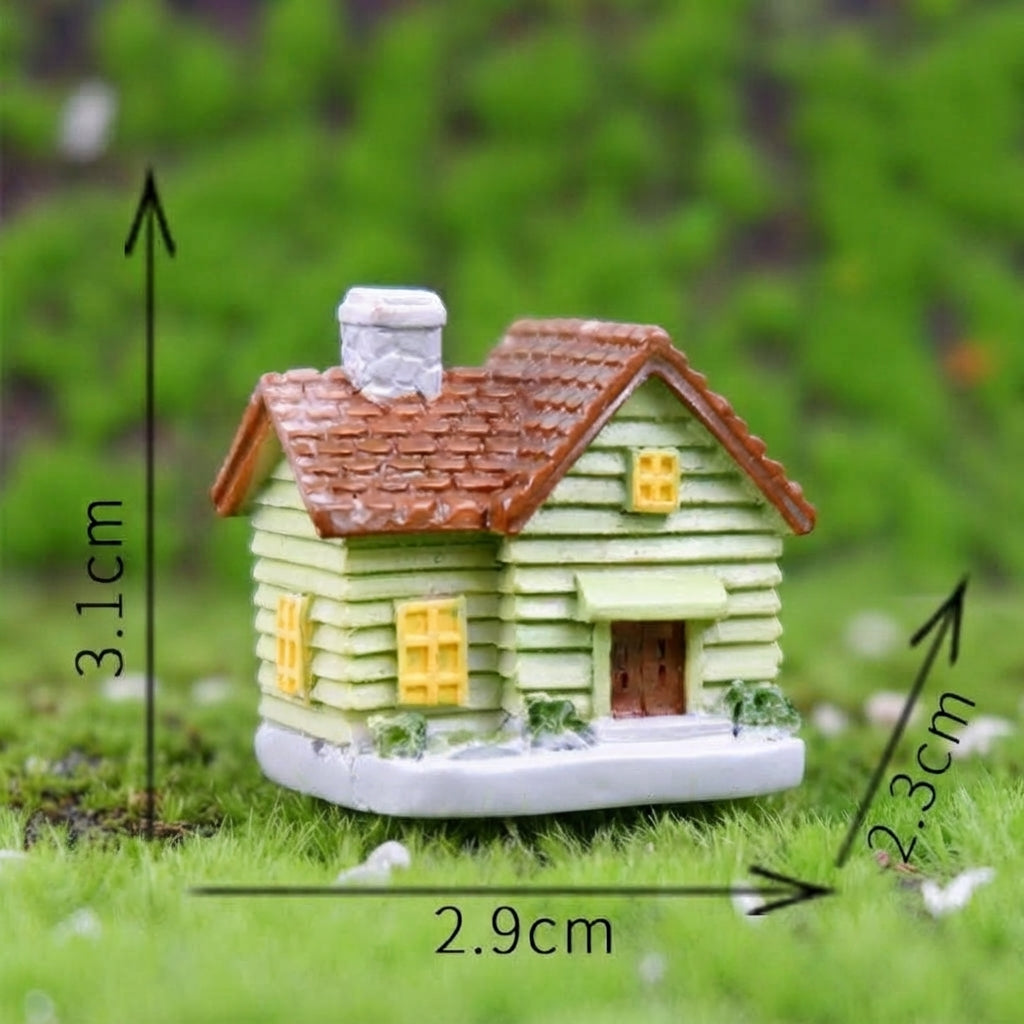Miniature House Figurines – Terrarium & Aquarium & Miniature Garden DIY Decor