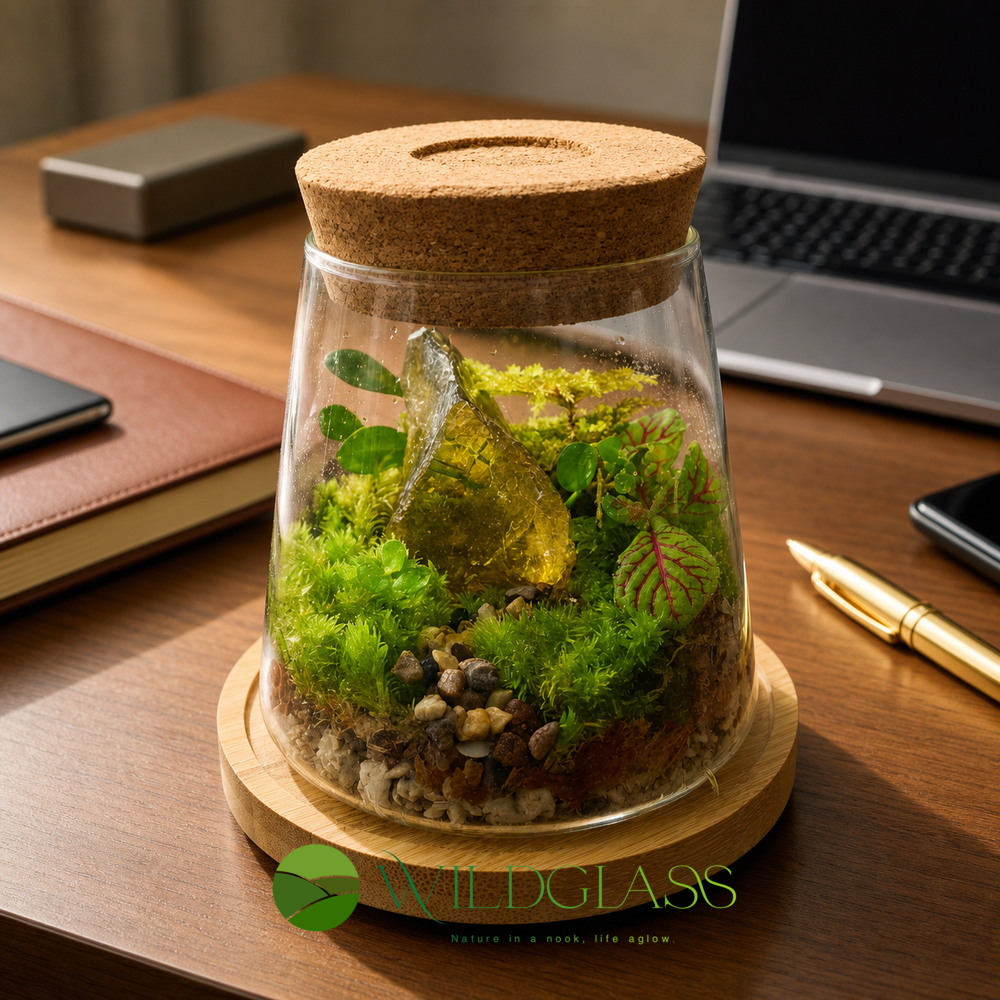 Volcano Cup Moss Terrarium