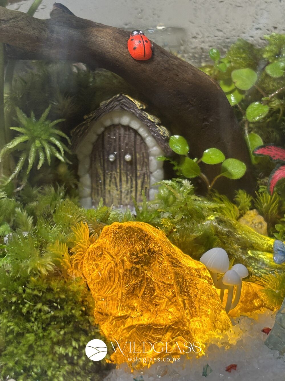 Crystal Light Terrarium | Mini Fairy Garden