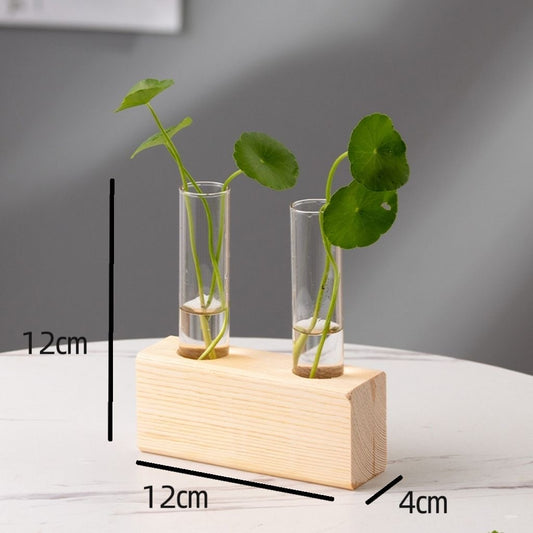 Double Tube Wooden Propagation Station
