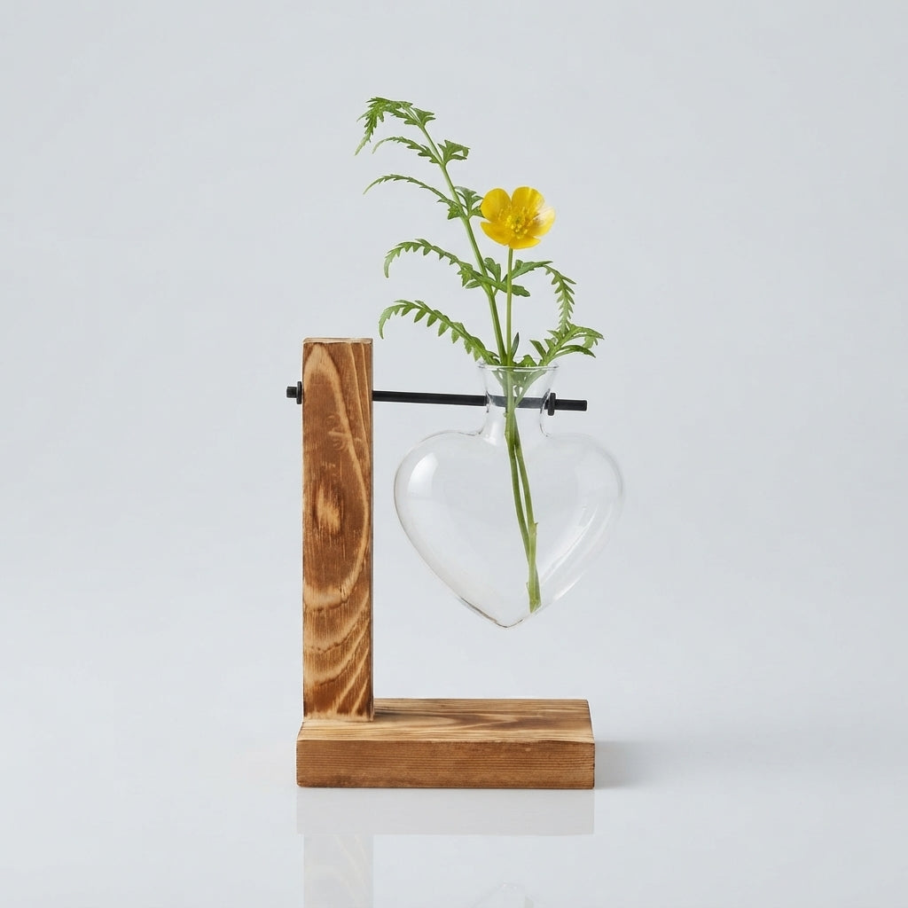 Heart Tube Wooden Propagation Station